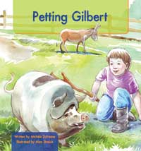 Petting Gilbert