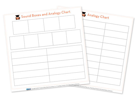 Sound Box/Analogy Chart Card for Third Grade